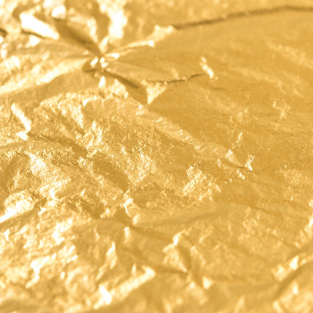 Carnet de 25 feuilles d'Or 22,5 carats - Collé - 84x84 mm