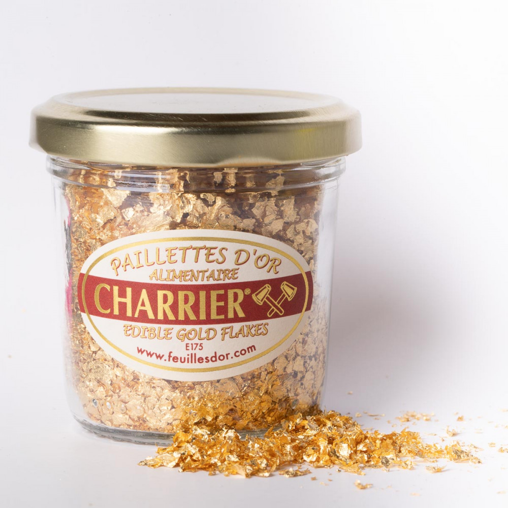 Paillettes d'Or - 23 carats - Alimentaire - E175 - Charrier